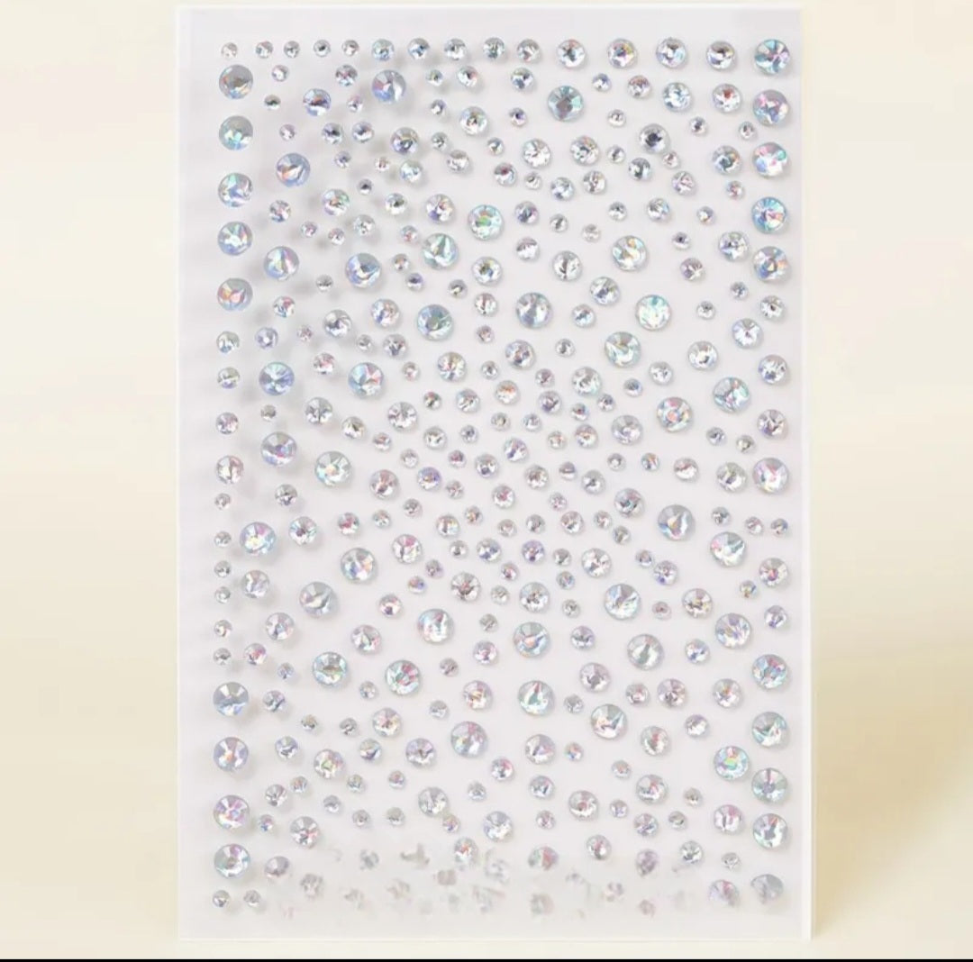 Strass Autocollants Premium pour Visage et Corps,cheveux.
