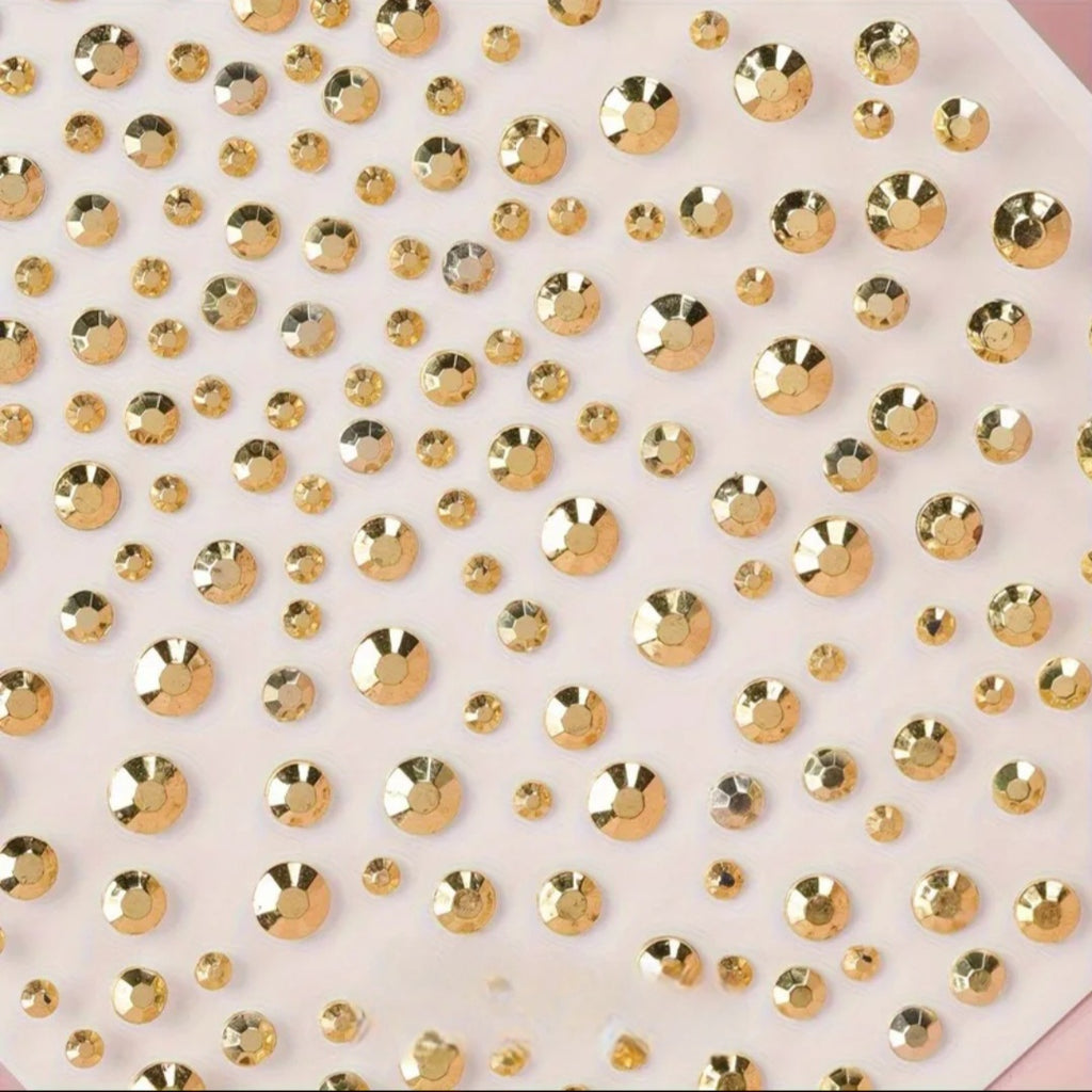 Strass Autocollants Premium pour Visage et Corps,cheveux.