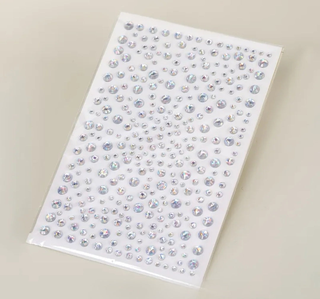 Strass Autocollants Premium pour Visage et Corps,cheveux.